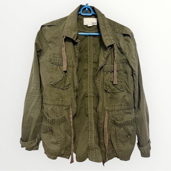 Women’s Bar III Olive Green Utility Jacket - Picture 3 of 5